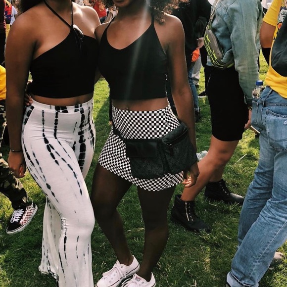 Checkerboard Skirt - Picture 2 of 2